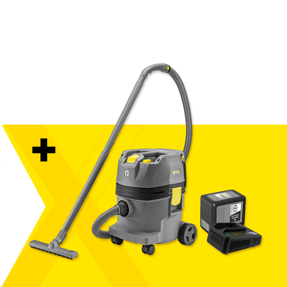Kärcher veegmachine KM 100/100 R Bp | 1000mm | 100 L | opzit | met energiepakket