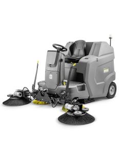 Kärcher veegmachine KM 100/120 R Bp Pack 4SB | 1000mm | 120 L | opzit | 4 zijborstels | met energiepakket