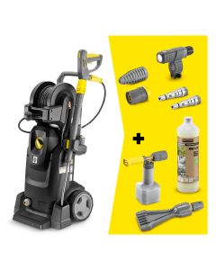 Kärcher hogedrukreiniger HD 8/18-4 MXA eB Foam Plus Go!Further bundel | vuilfrees | veerhaspel | 800 l/u | 180 bar | 400V