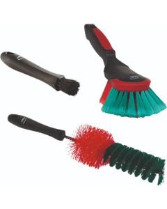 Vikan borstelset | zachte handborstel | medium velgborstel | medium kwastje