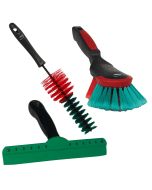 Vikan autowasset | zachte handborstel | harde velgborstel | handtrekker