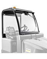 Kärcher cabine, met voorruit en dichte zijwand, voor KM 130/300 | Fabrieksoptie