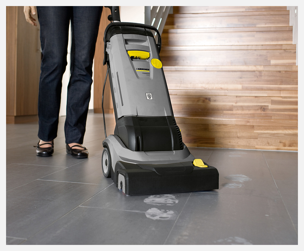 Schrobzuigmachines werken tegen vieze inloop